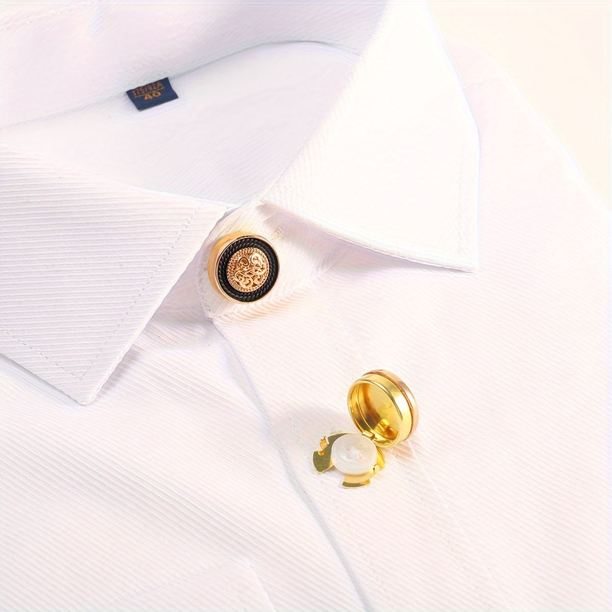 Men's Engraved Button Covers