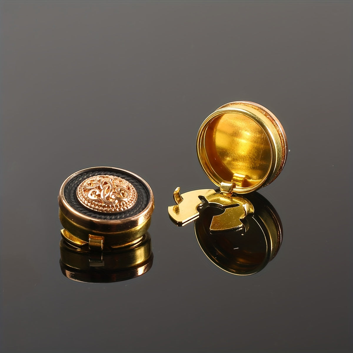 Men's Engraved Button Covers