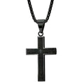Men's Engraved Cross Necklace