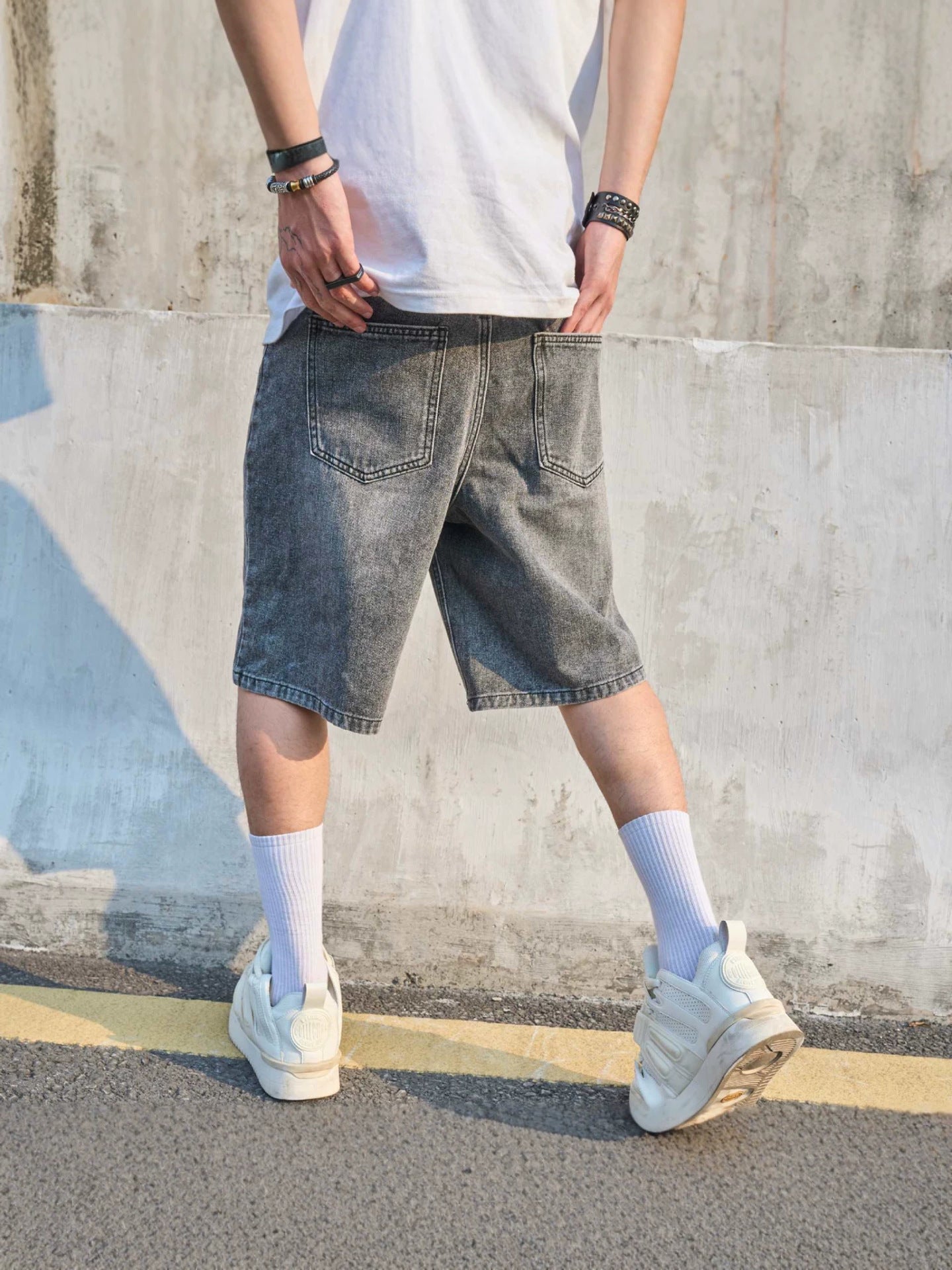 Men's Washed Shorts