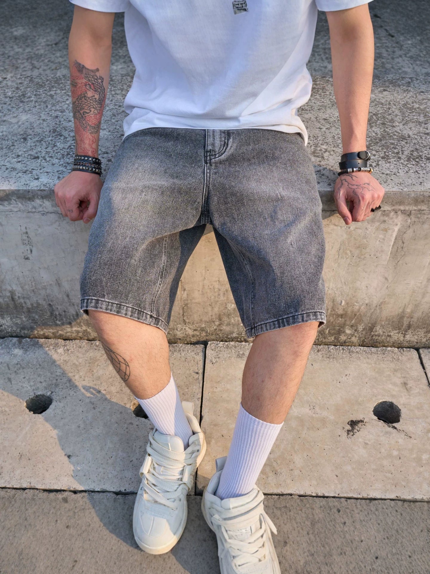 Men's Washed Shorts