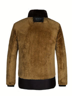 Men's Faux Fur-Lined Full-Zip Hooded Parka