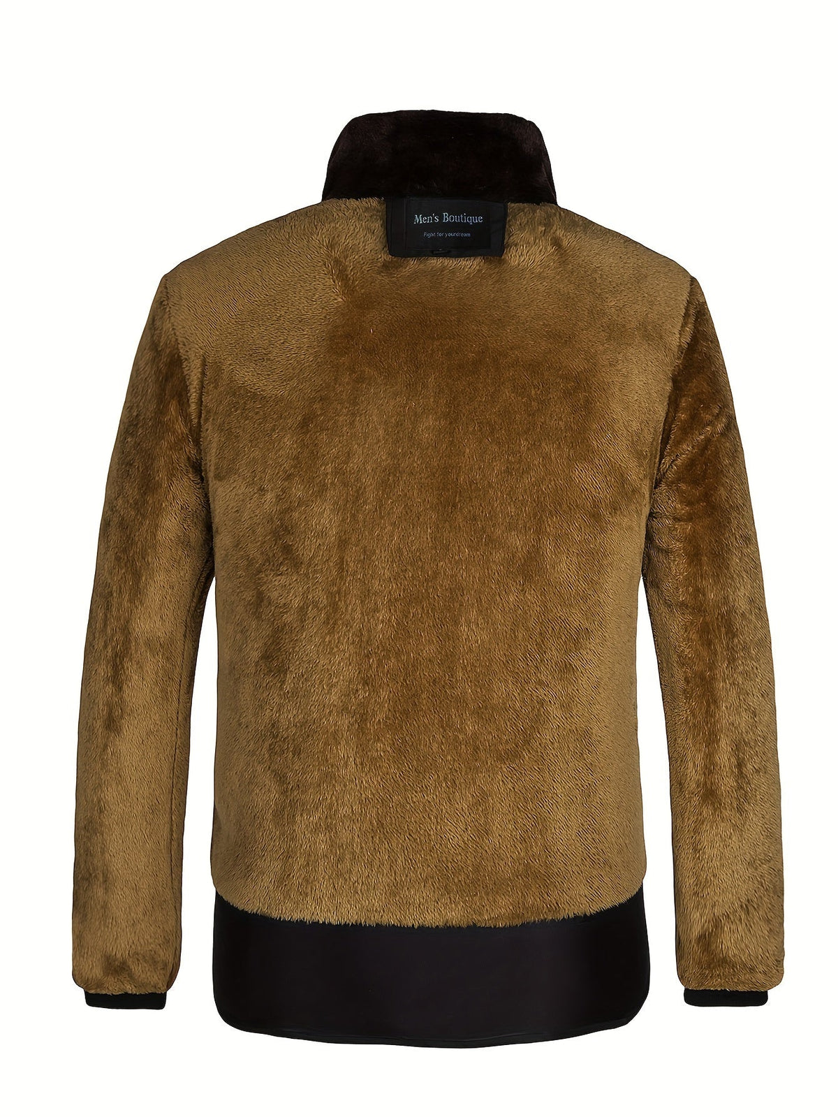 Men's Faux Fur-Lined Full-Zip Hooded Parka