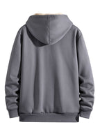 Men's Faux Shearling Full-Zip Hoodie