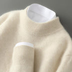Men's Fine Knit Mock Neck Sweater
