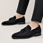 Men's Fringed Platform Loafers