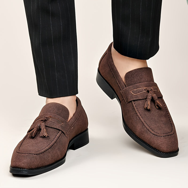 Men's Fringed Platform Loafers