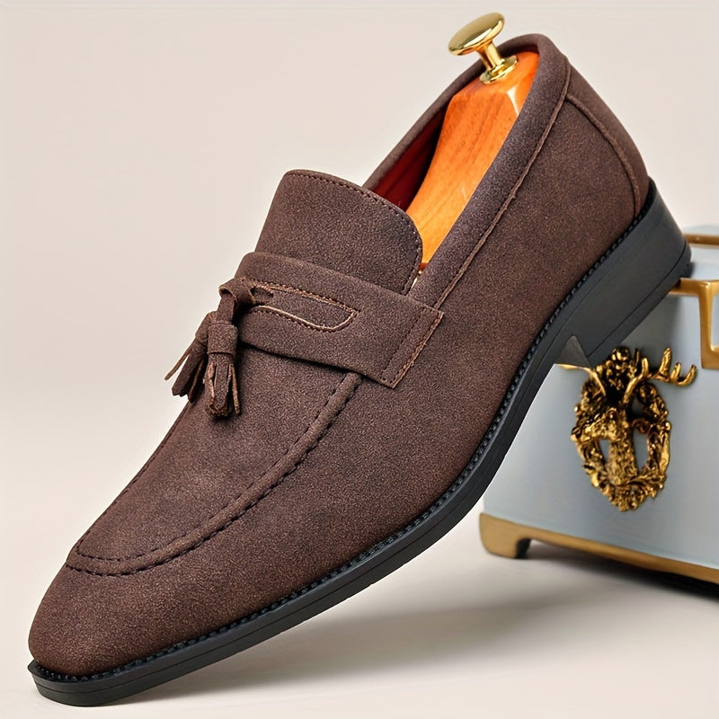 Men's Fringed Platform Loafers