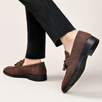 Men's Fringed Platform Loafers