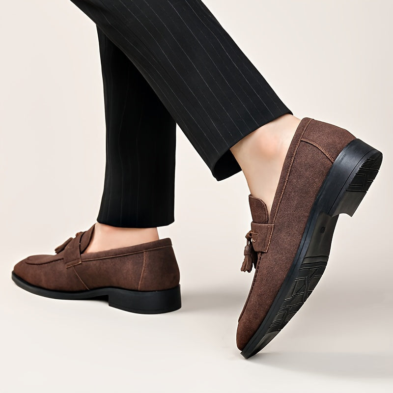 Men's Fringed Platform Loafers