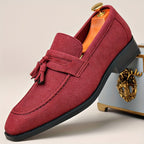 Men's Fringed Platform Loafers
