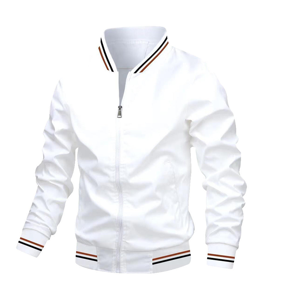 Men's Front Zip Bomber Jacket