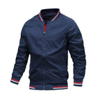 Men's Front Zip Bomber Jacket