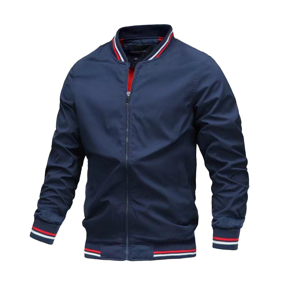Men's Front Zip Bomber Jacket
