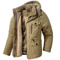 Men's Full-Zip Faux Fur-Lined Hooded Parka