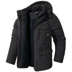 Men's Full-Zip Faux Fur-Lined Hooded Parka