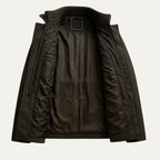 Men's Full-Zip High Collar Coat