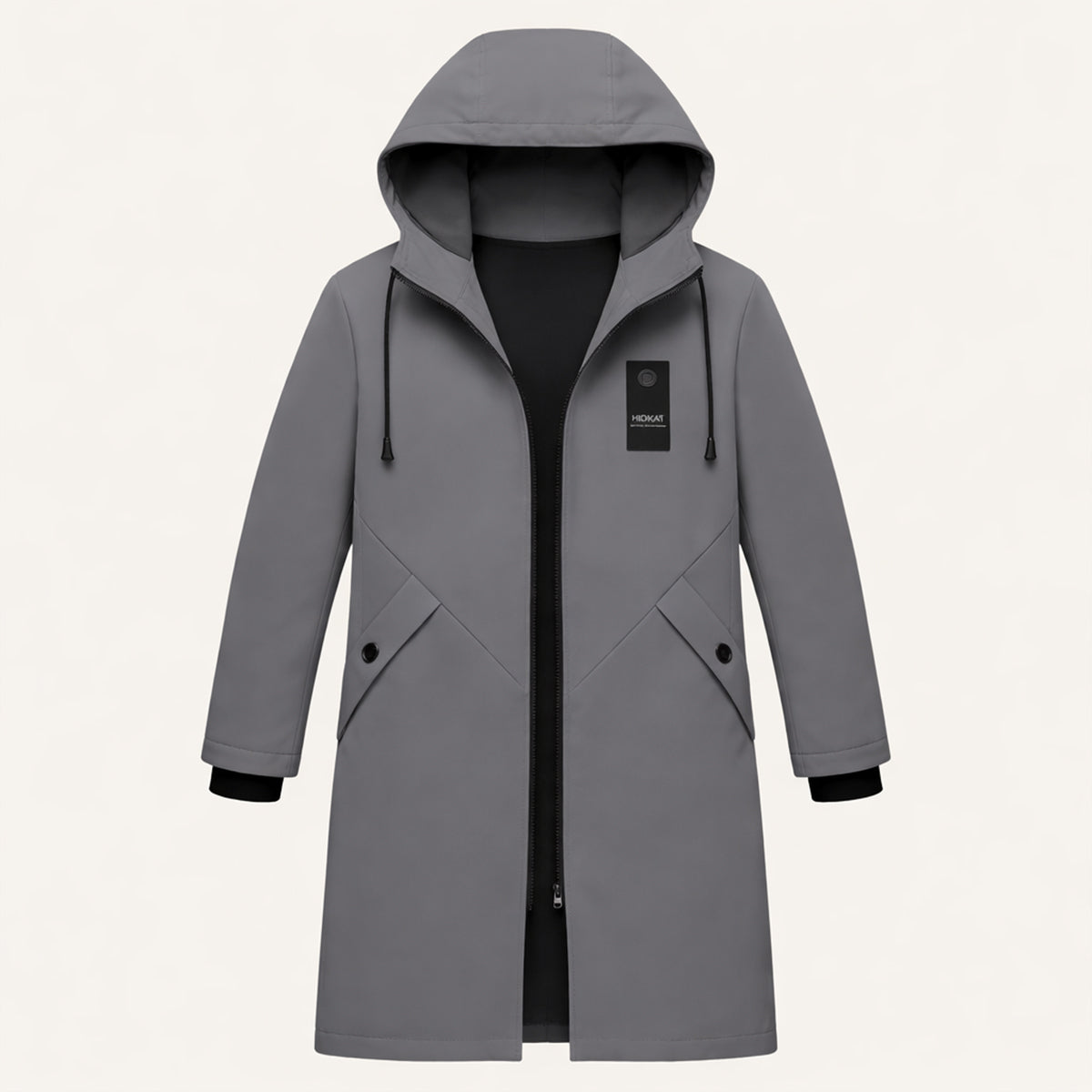 Men's Full-Zip Hooded Coat