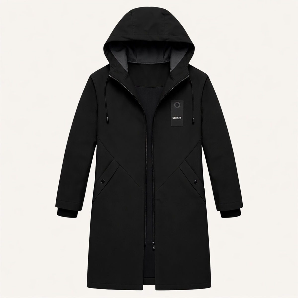 Men's Full-Zip Hooded Coat