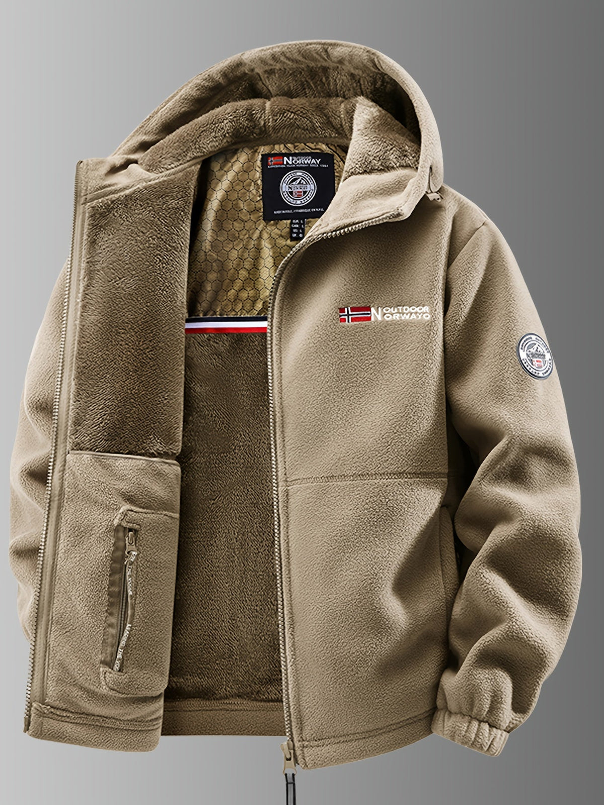 Men's Full-Zip Hooded Jacket