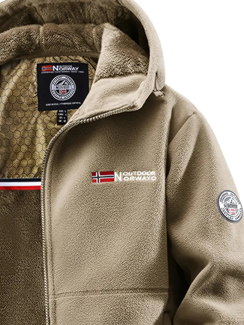 Men's Full-Zip Hooded Jacket