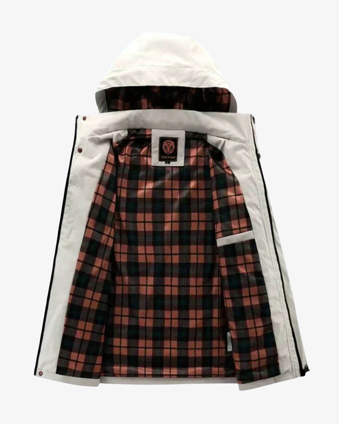 Men's Full-Zip Hooded Multi-Pocket Jacket