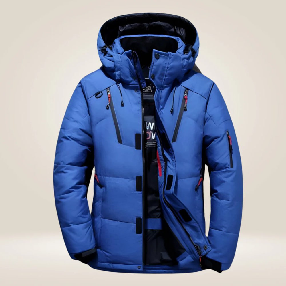 Men's Full-Zip Hooded Puffer Jacket
