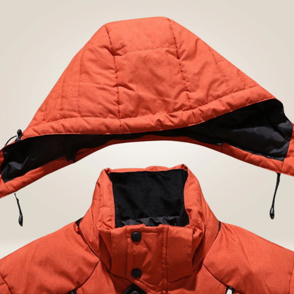 Men's Full-Zip Hooded Puffer Jacket