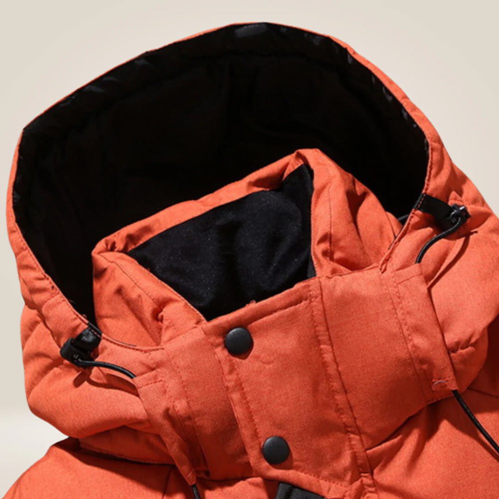 Men's Full-Zip Hooded Puffer Jacket