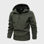 Men's Full-Zip Hooded Utility Jacket