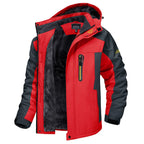 Men's Full-Zip Hooded Winter Jacket