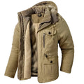 Men's Full-Zip Hooded Winter Parka