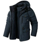 Men's Full-Zip Hooded Winter Parka