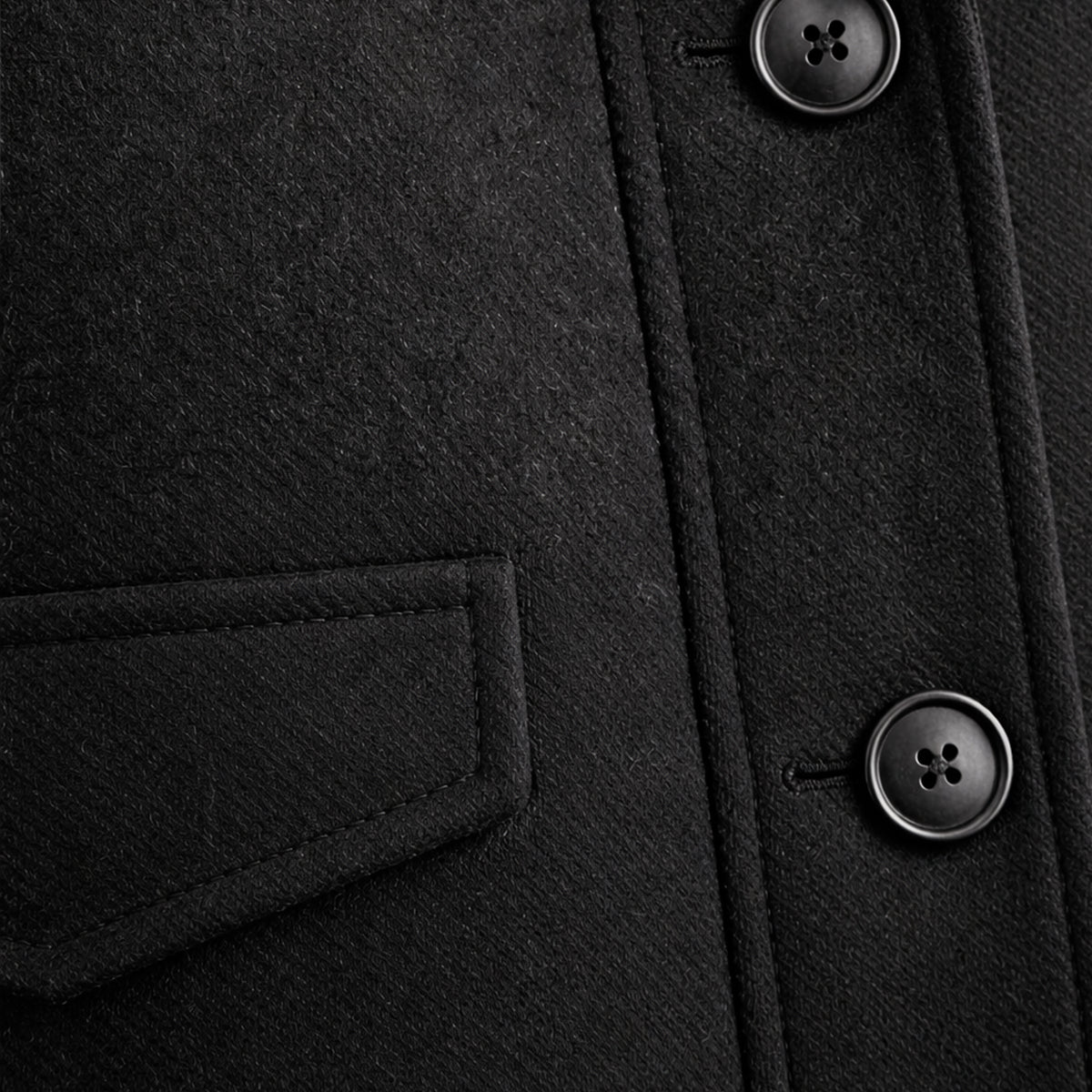 Men's Full-Zip Longline Coat