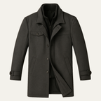 Men's Full-Zip Longline Coat