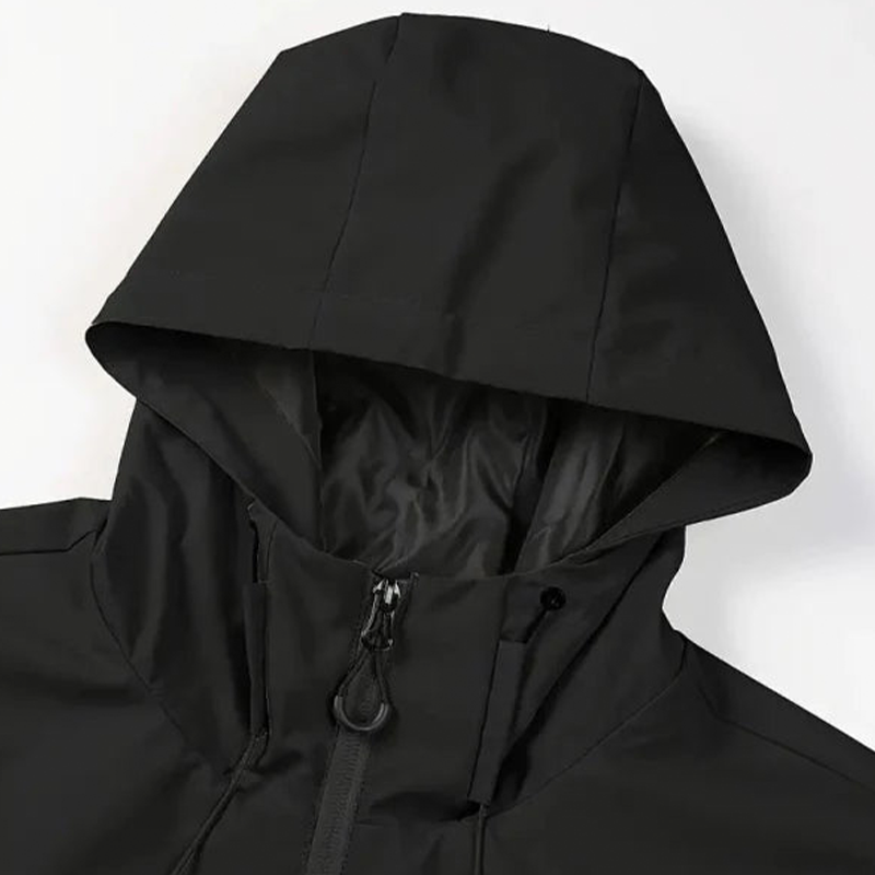 Men's Full-Zip Outdoor Windbreaker Jacket