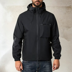 Men's Full-Zip Outdoor Windbreaker Jacket