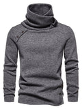 Men's Funnel Neck Knit Pullover