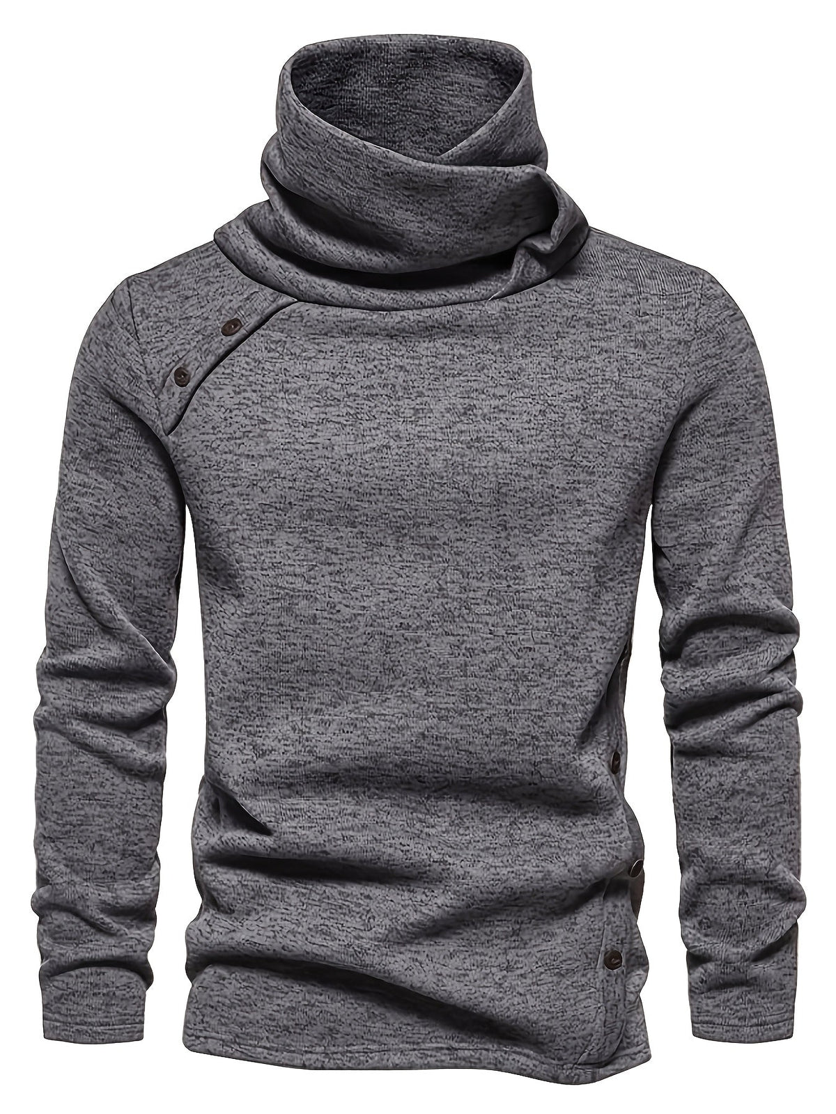 Men's Funnel Neck Knit Pullover