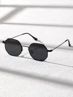 Men's Geometric Frame Sunglasses