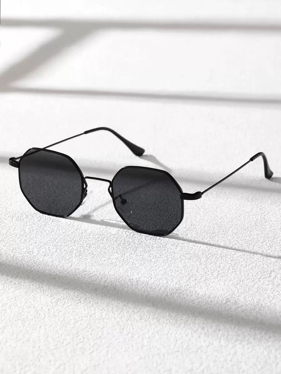 Men's Geometric Frame Sunglasses