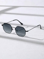Men's Geometric Frame Sunglasses
