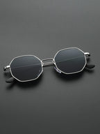 Men's Geometric Frame Sunglasses