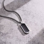 Men's Geometric Pendant Necklace
