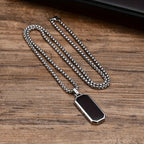 Men's Geometric Pendant Necklace