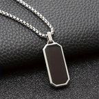 Men's Geometric Pendant Necklace