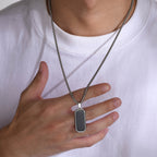Men's Geometric Pendant Necklace