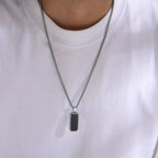 Men's Geometric Pendant Necklace