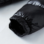 Men's Glossy Quilted Hooded Jacket