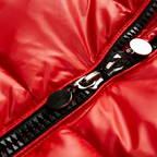 Men's Glossy Quilted Hooded Jacket